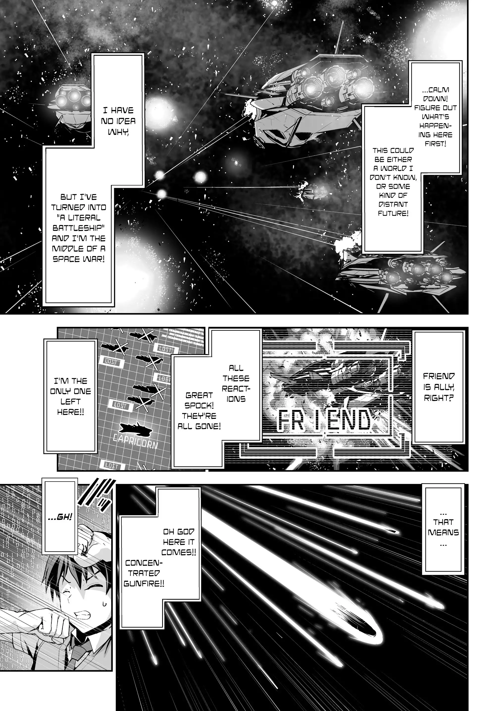 Unparalleled Path ~ Reincarnated as the AI for a Space Battleship ~ Chapter 1 15